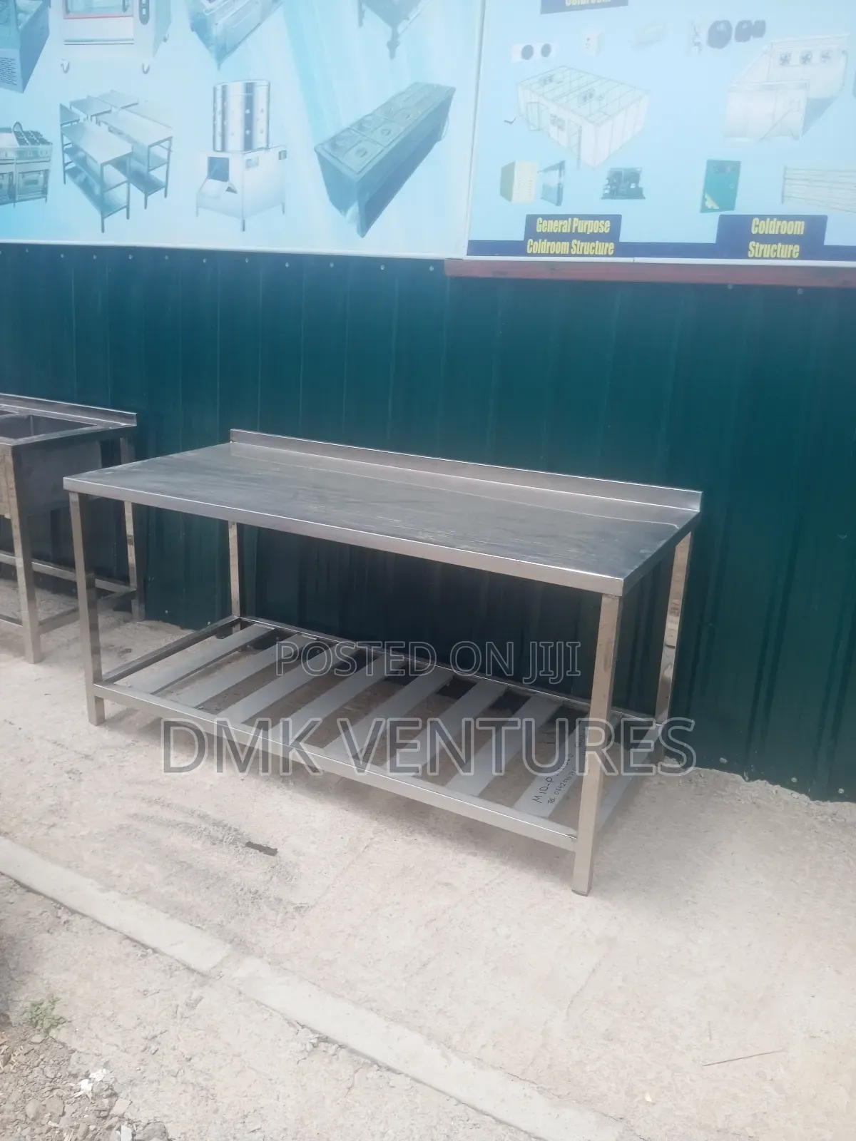 Broad Based Stainless Steel Working Table Top Available in Nairobi