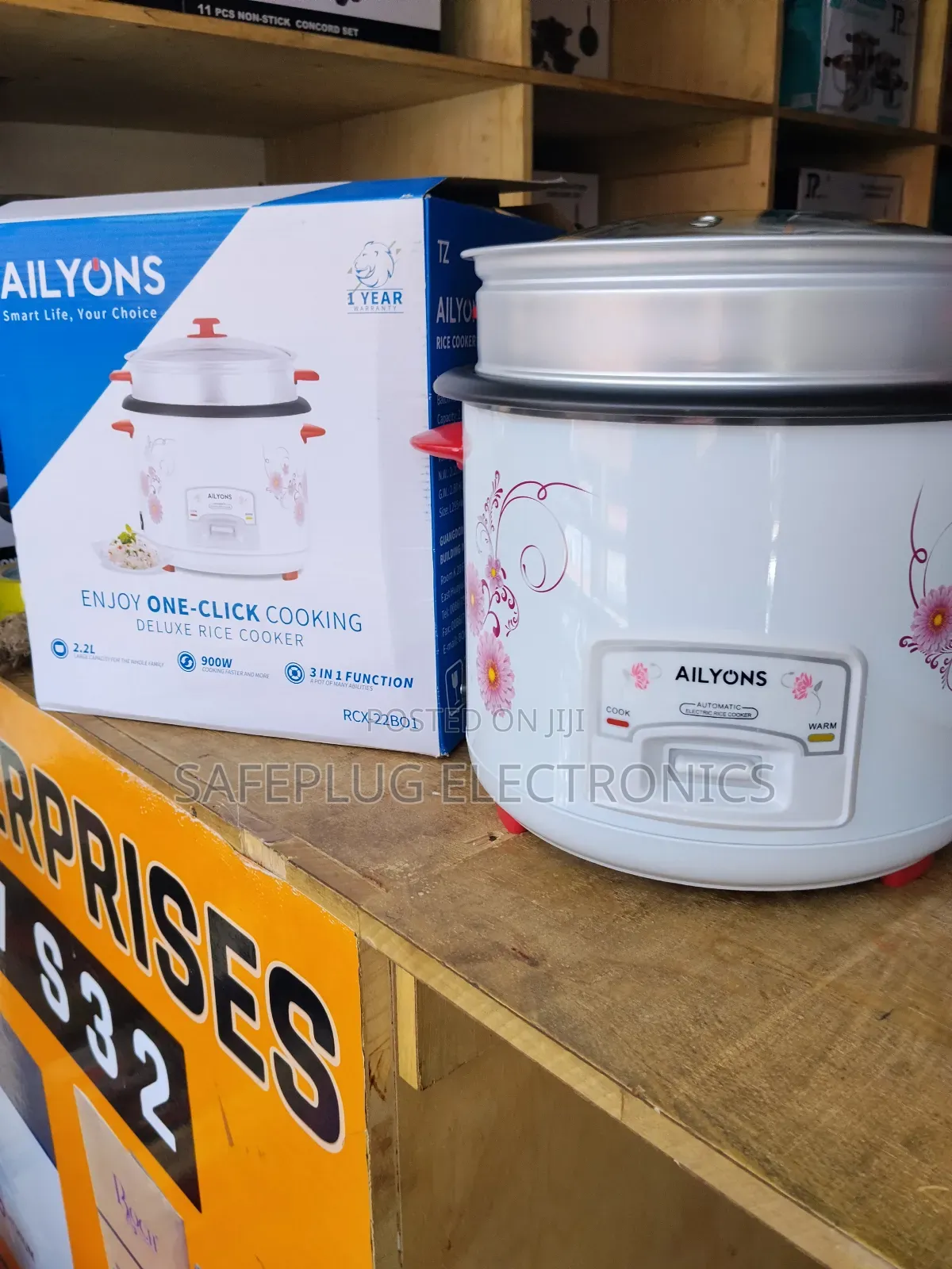 Ailyons Multi-Cooker: Rice, Soup, Steamer |