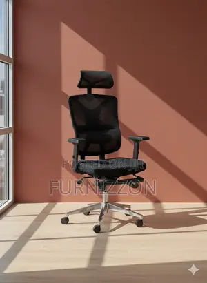 Quality Mesh Swivel Chair With Headrest