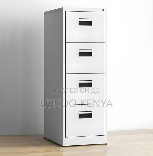 Office Cabinet; 4 Drawer Lockable Steel Imported Office File Cabinet - thumbnail 7