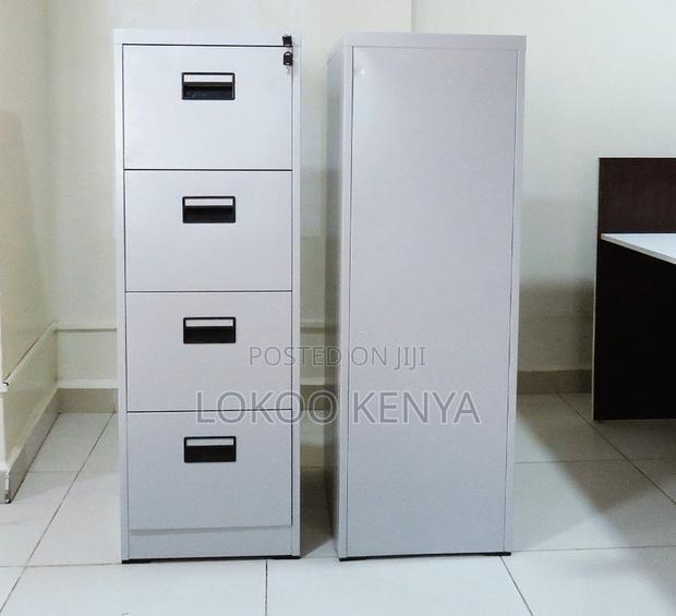 Office Cabinet; 4 Drawer Lockable Steel Imported Office File Cabinet - thumbnail 11