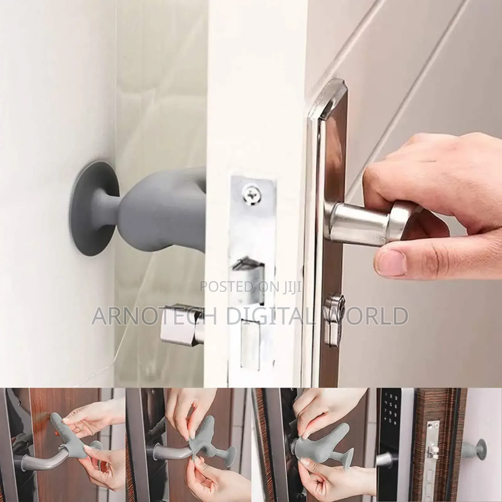 Silicone Door Handle Stopper Anti-collision Pad Protection