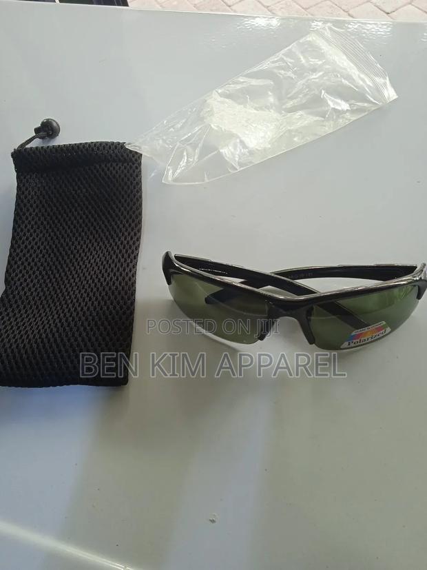 Tactical Polarized Sunglasses Uv Protection Black With Bag. - thumbnail 4