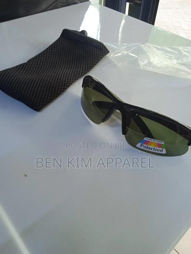 Tactical Polarized Sunglasses Uv Protection Black With Bag. - thumbnail 8