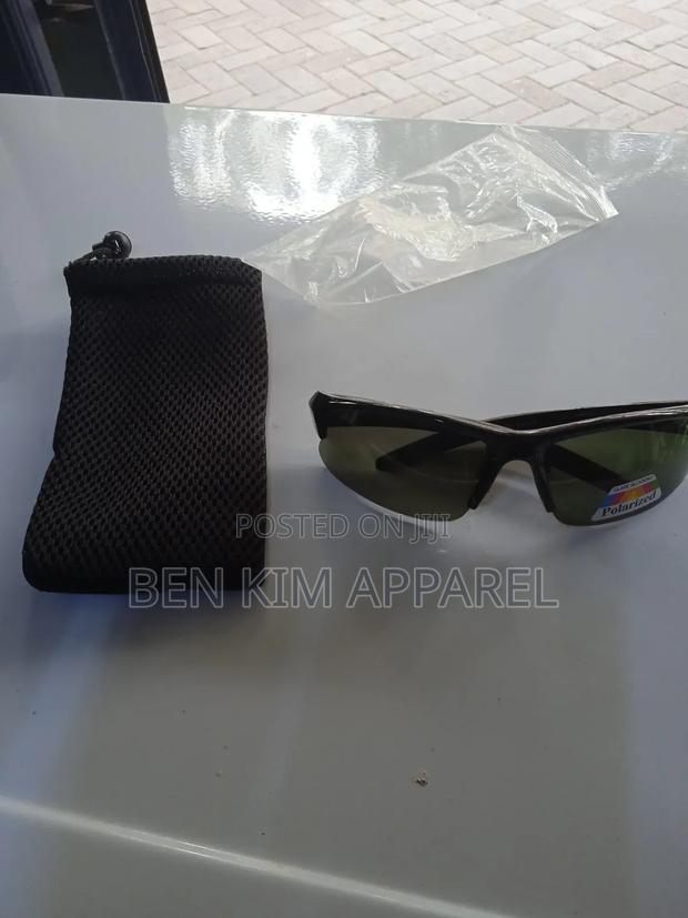 Tactical Polarized Sunglasses Uv Protection Black With Bag. - thumbnail 9