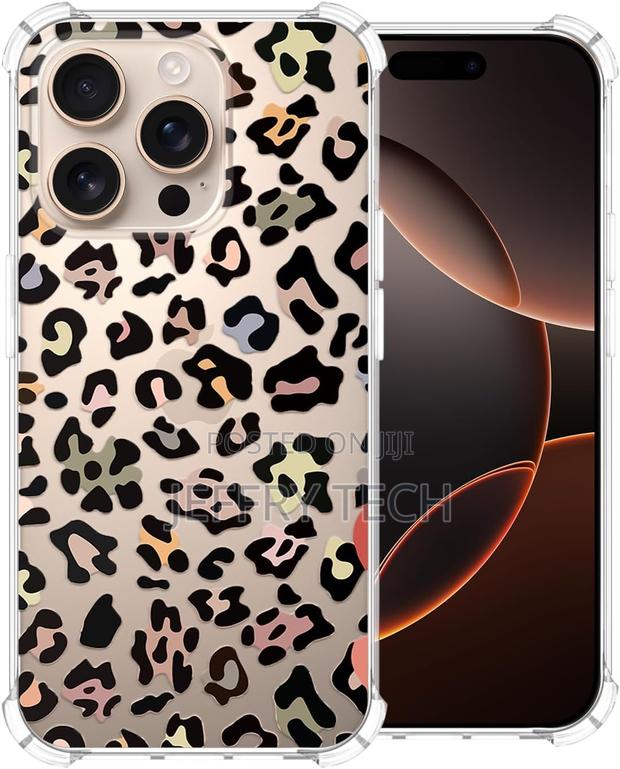 Caroki iPhone 16 Pro Max,Cute Leopard Print Pattern Case - main view