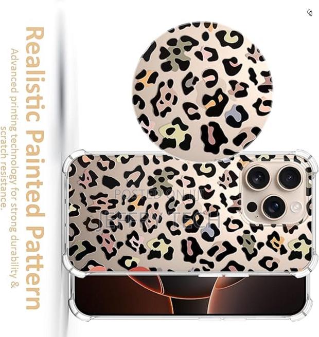 Caroki iPhone 16 Pro Max,Cute Leopard Print Pattern Case - thumbnail 2