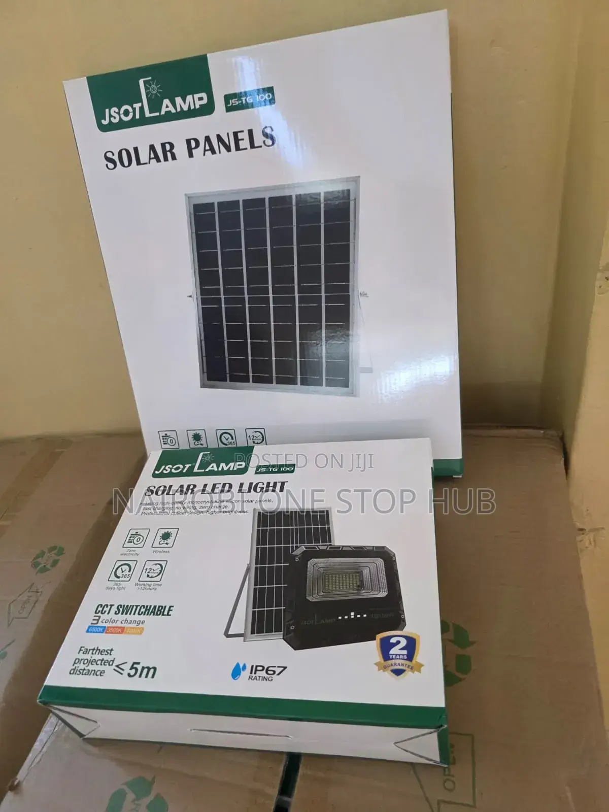 Jsot Lamp Solar Panel Solar Floodlight