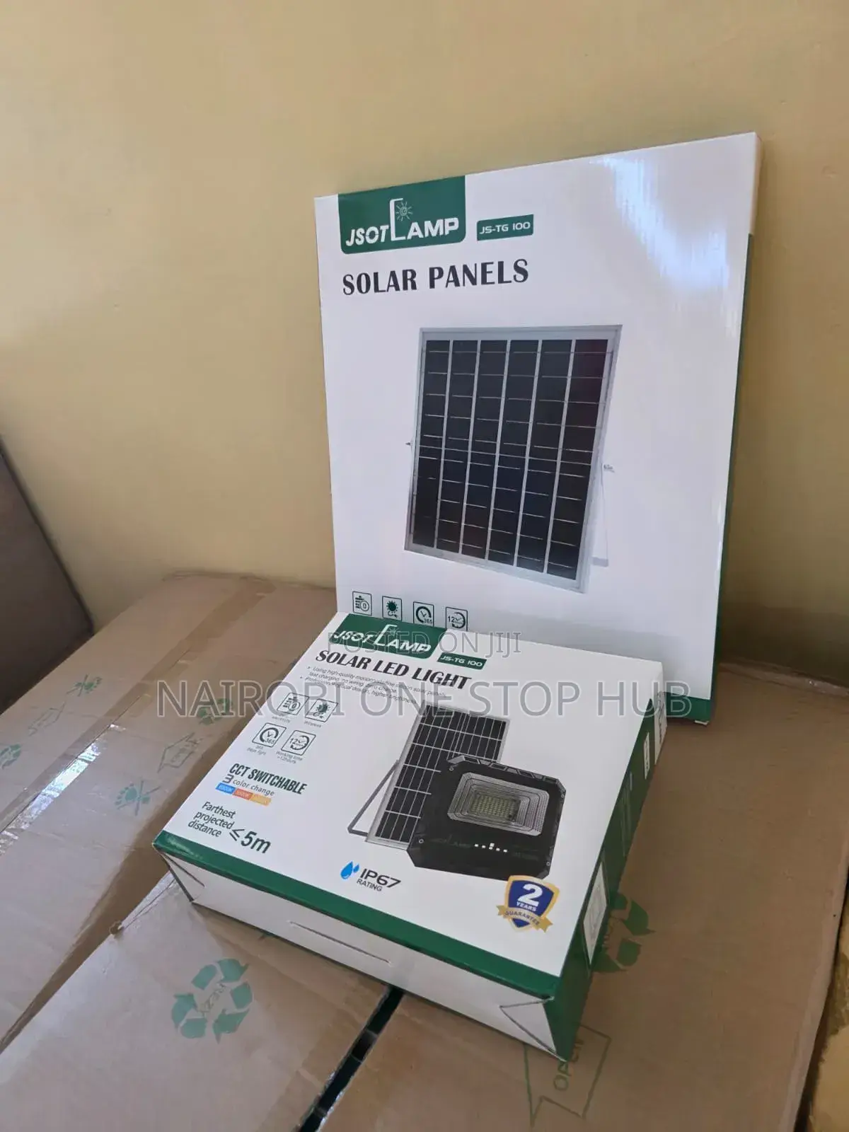 Jsot Lamp Solar Panel Solar Floodlight