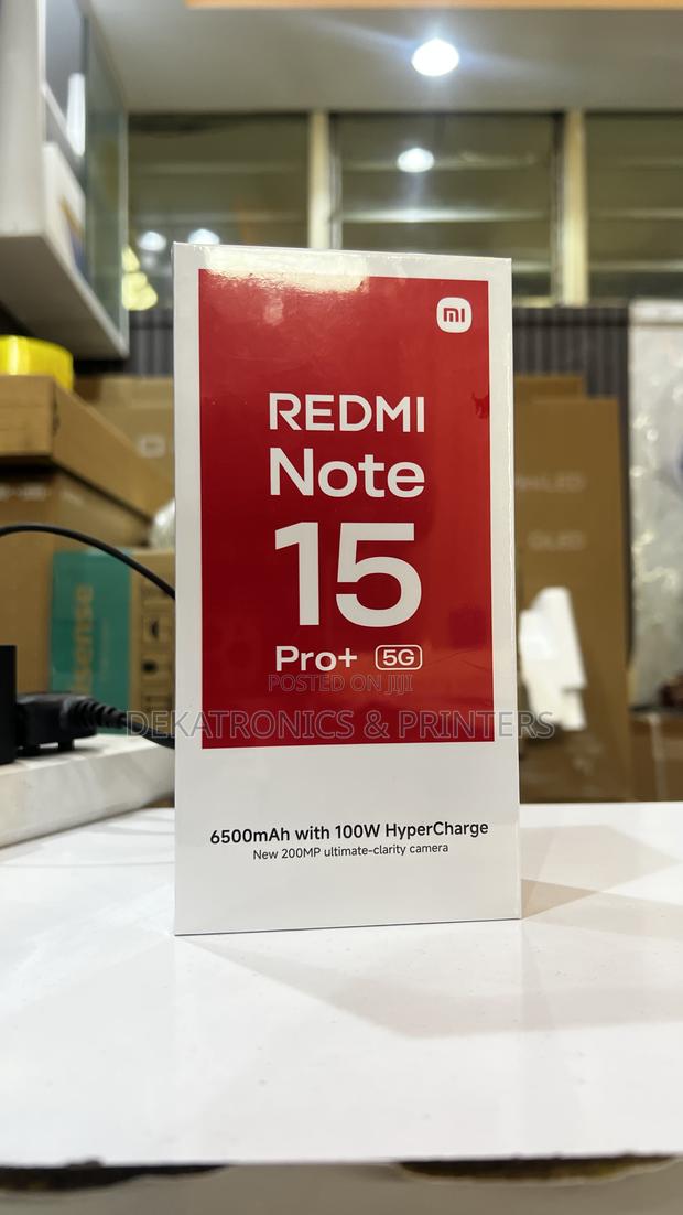 New Xiaomi Redmi Note 15 Pro+ 512 GB Black - main view
