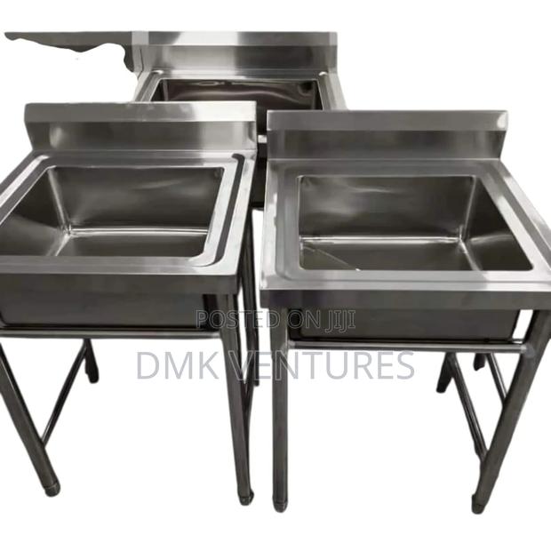 Large Based Commercial Washing Sink - main view