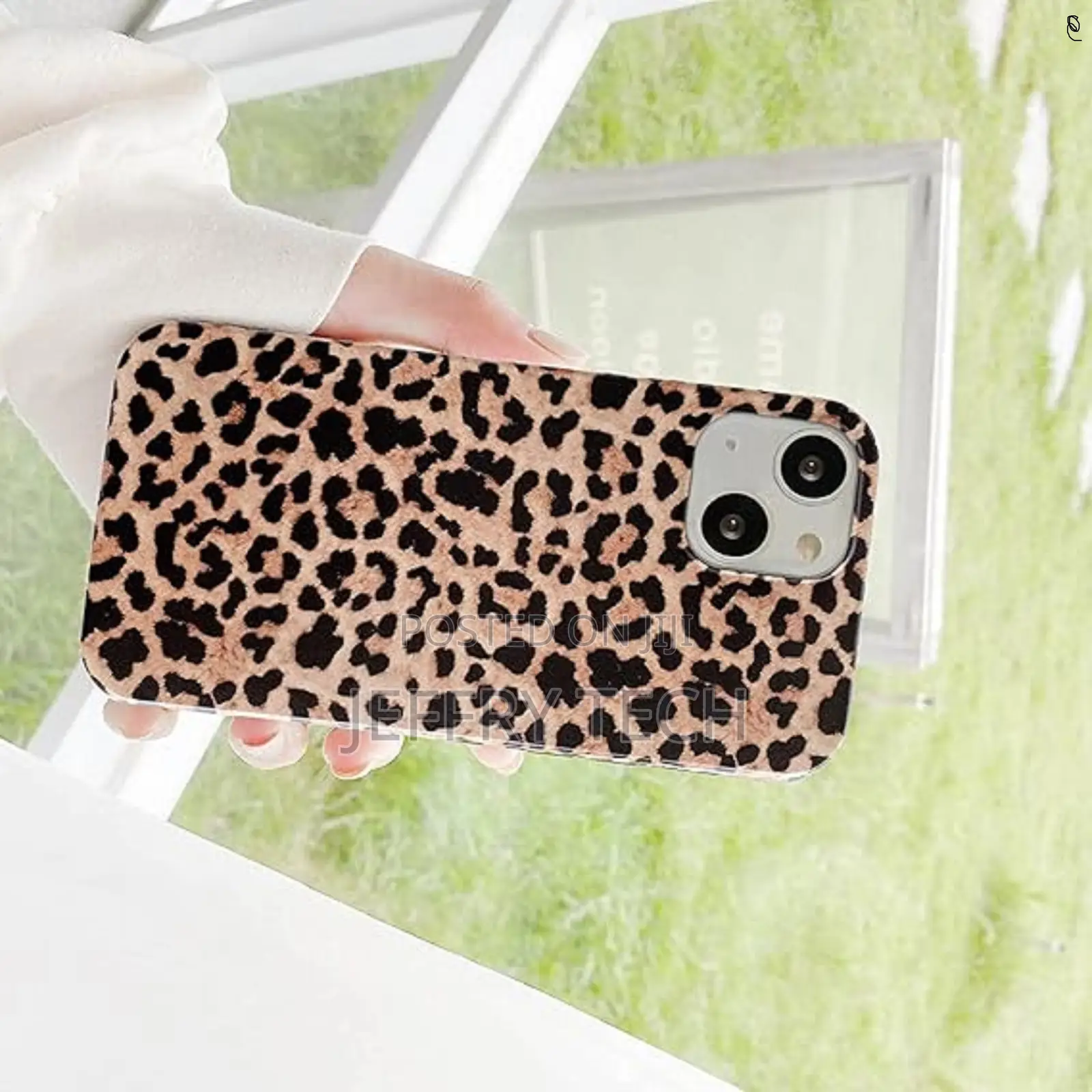 Akhan Leopard Print Case for iPhone 15, Cute Cheetah Case for Women,