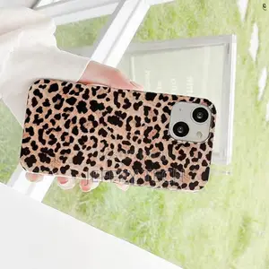 Akhan Leopard Print Case for iPhone 15, Cute Cheetah Case for Women,