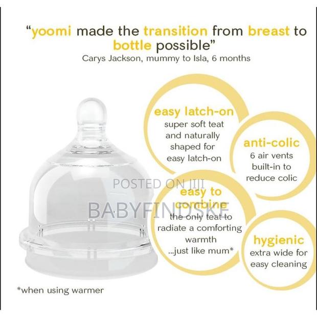 Yoomi Anti-Colic Feeding Bottles – 2 Pack (240ml Each) - thumbnail 3