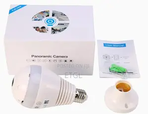 V380 2.0mp Smart Wireless Wifi Bulb Camera Panoramic Wifi Camera