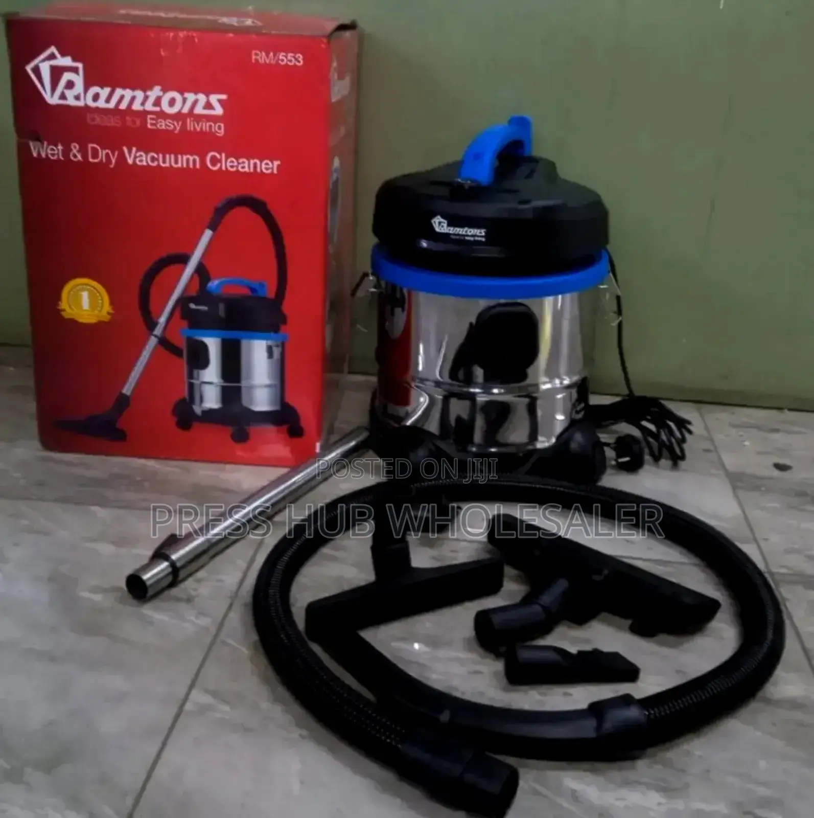 Ramtons Wet Dry Vacuum Cleaner * 