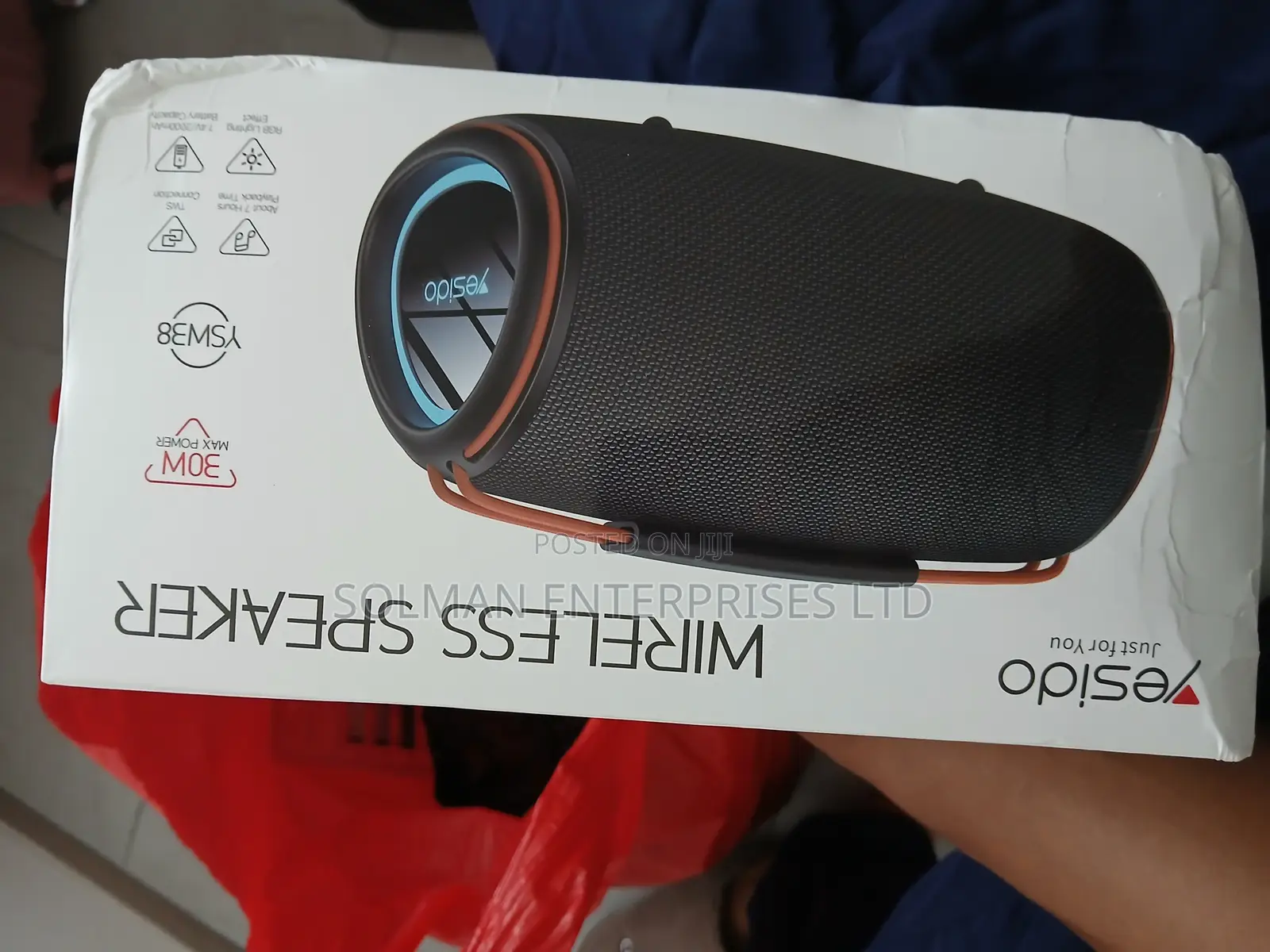 Yesido Sonicbeam Ysw38 Bluetooth Speaker