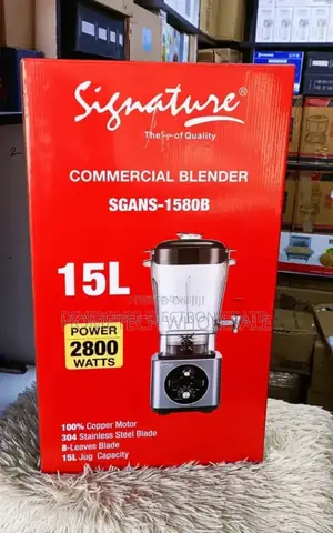 2800 Watts Signature Commercial Blender With 15 Litres Jar