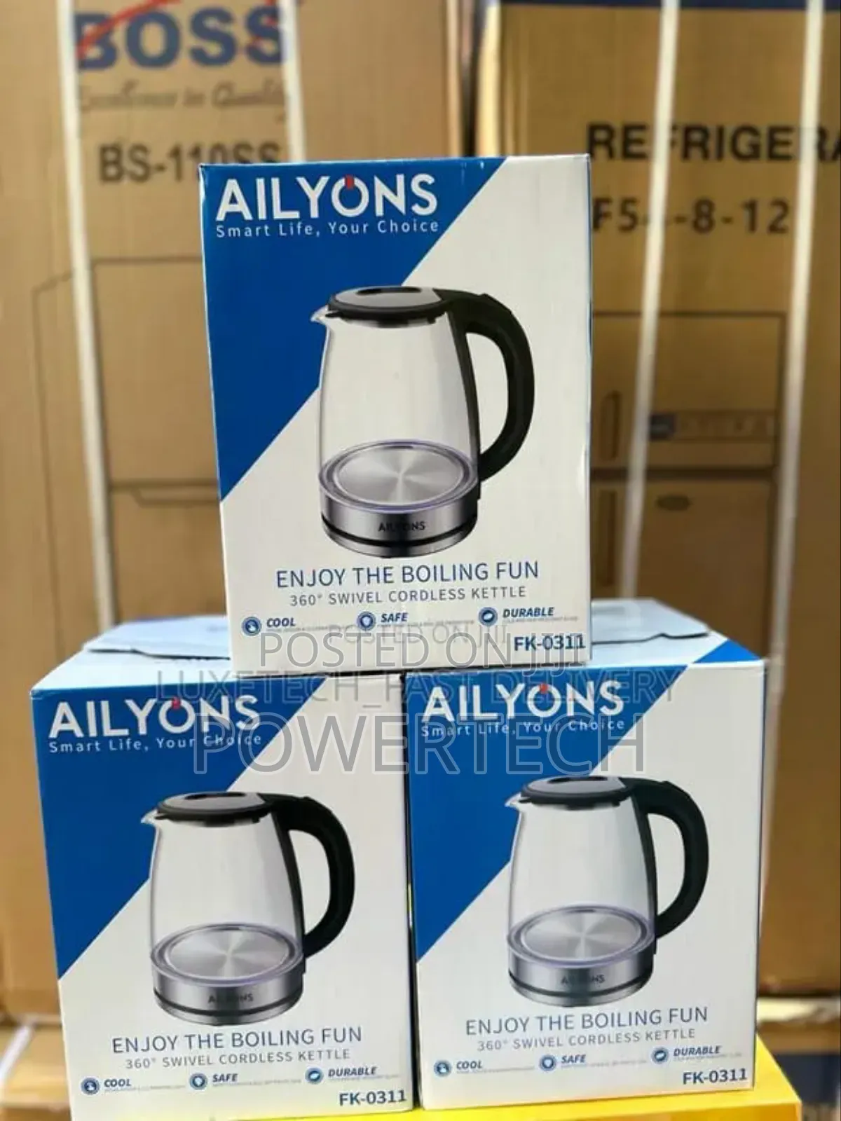 Ailyons Glass Electric Kettle