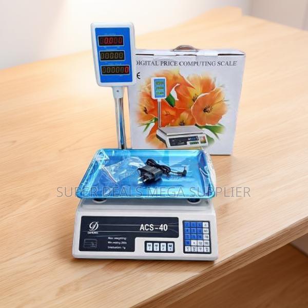 Energy Saving Acs 40 Led Digital Electronic Weighing Scale