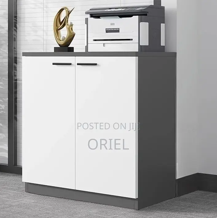 Office Cabinet; Minimalist Two-Door Wooden Storage Cabinet