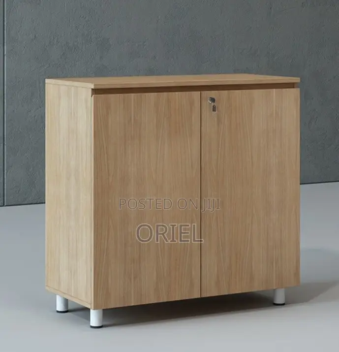 Office Cabinet; Minimalist Two-Door Wooden Storage Cabinet