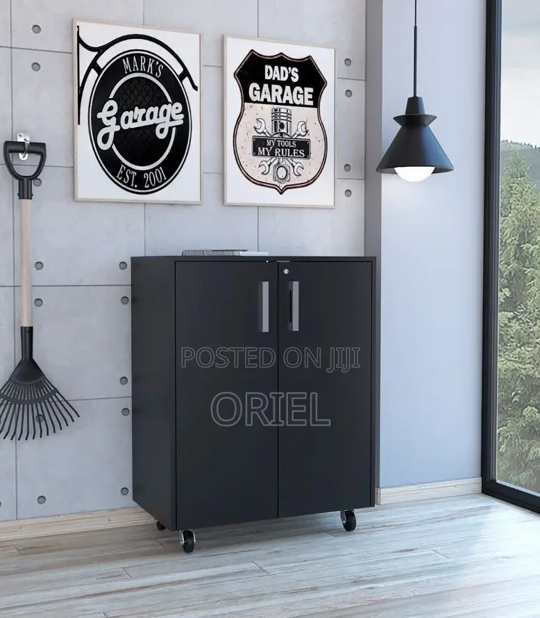 Office Cabinet; Minimalist Two-Door Wooden Storage Cabinet