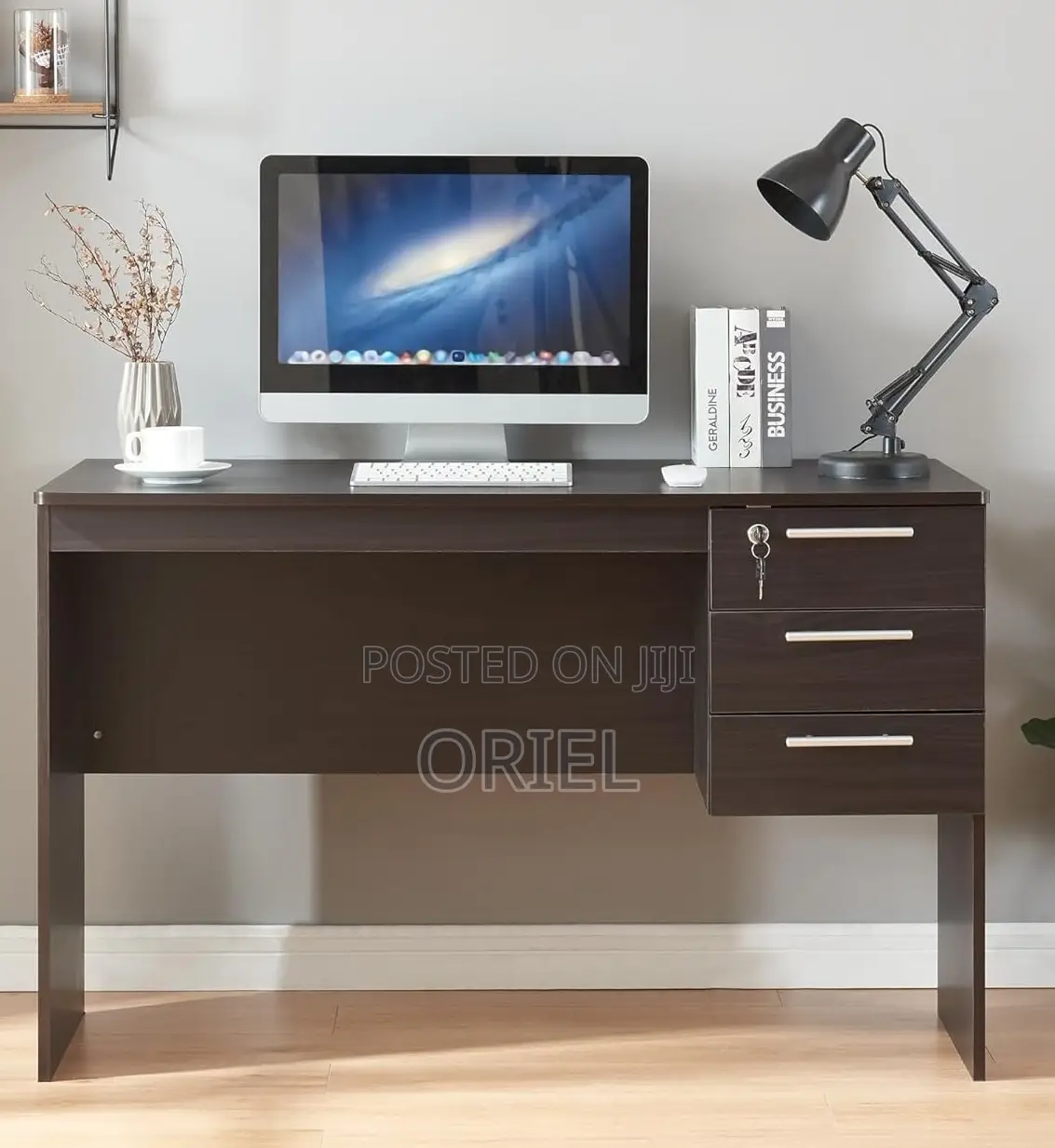 Office Cabinet; Minimalist Two-Door Wooden Storage Cabinet