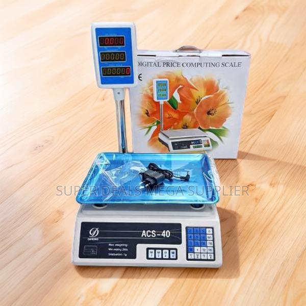 High Durability Acs 40 Led Computerized Digital Weighing Scale - main view