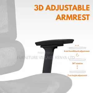 Ergonomic Office Chair –High-back Mesh, Reclining System With Footrest