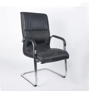 Office Chair; Soft-Cushioned Executive Leather Work Chair