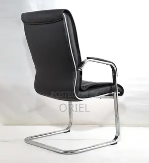 Office Chair; Soft-Cushioned Executive Leather Work Chair