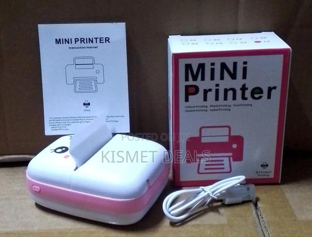 Portable Handheld Rechargable Bluetooth Mini Printer