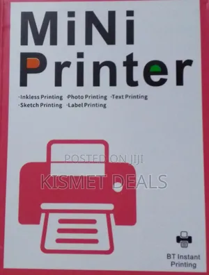 Portable Handheld Rechargable Bluetooth Mini Printer