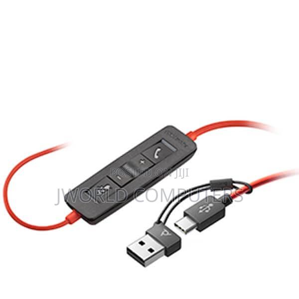 Poly Blackwire 3220 Stereo Usb-C Headset +Usb-C/a Adapter (Bulk)