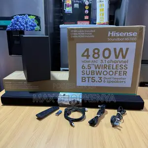Hisense Soundbar Hs 3100, 480watts 3.1ch