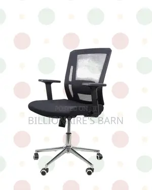 Barn Origin Mid-Back Chair Chrome Base — Office-Ready Style