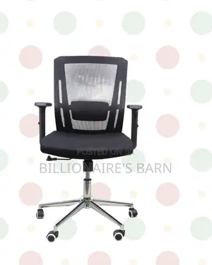 Barn Origin Mid-Back Chair Chrome Base — Office-Ready Style