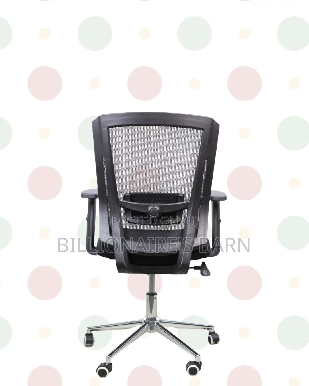 Barn Origin Mid-Back Chair Chrome Base — Office-Ready Style
