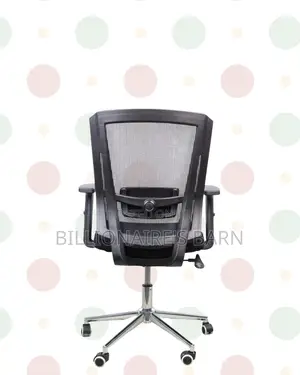 Barn Origin Mid-Back Chair Chrome Base — Office-Ready Style