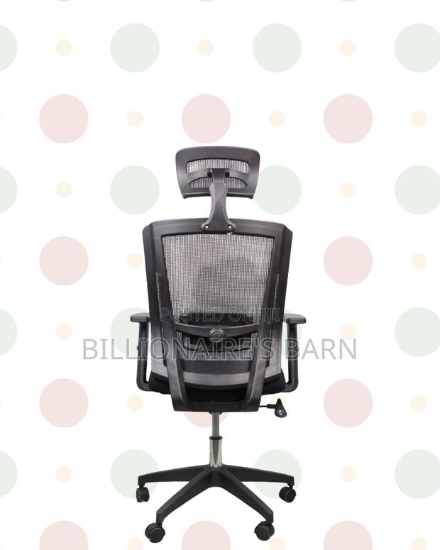 Adjustable Headrest Work Chair•Professional Look, Nylon Base Stability - thumbnail 4