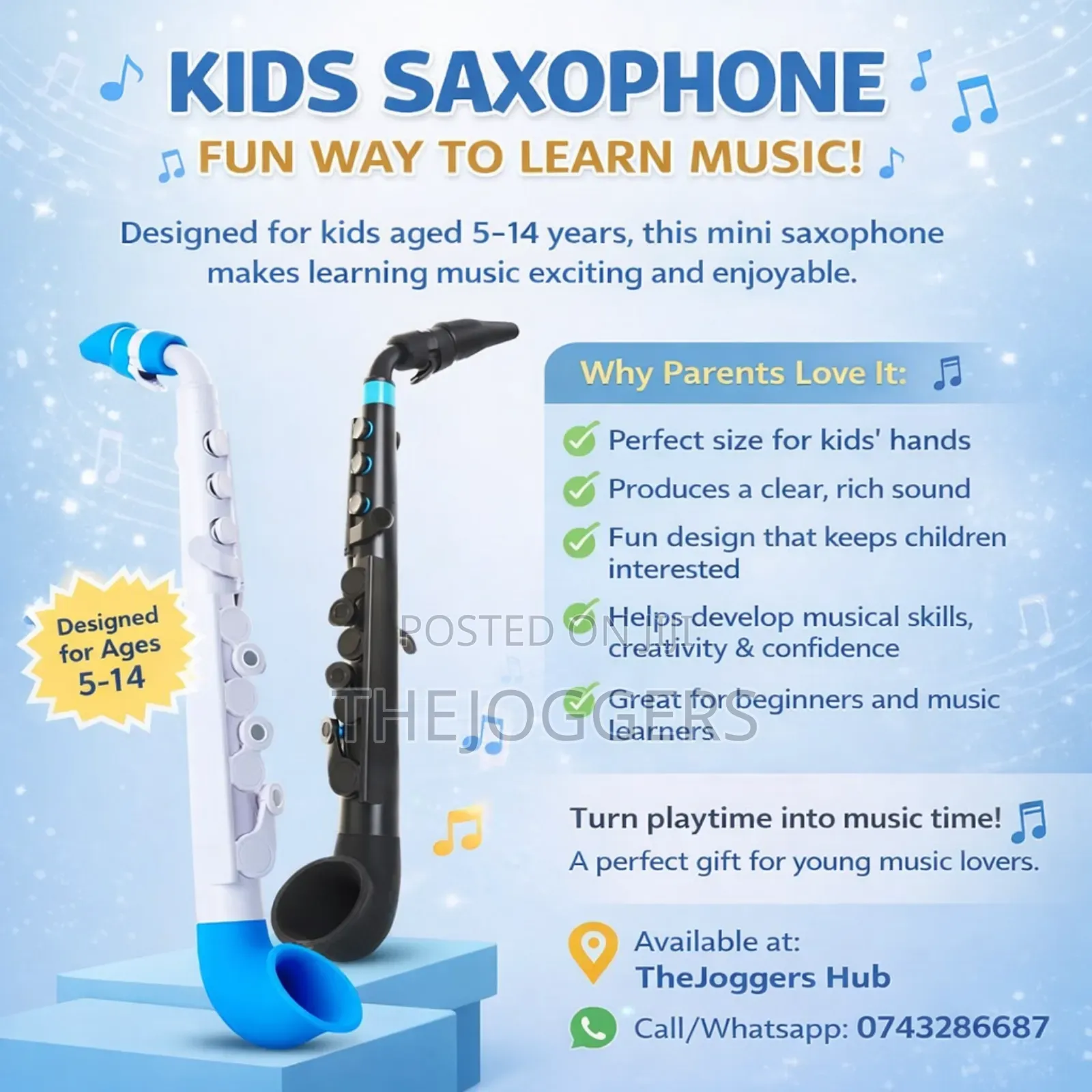 British Nuvo Saxophone for Children's Enlightenment