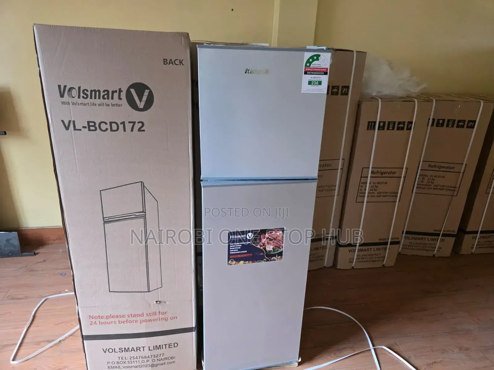 Volsmart 172l Double Door Refrigerator
