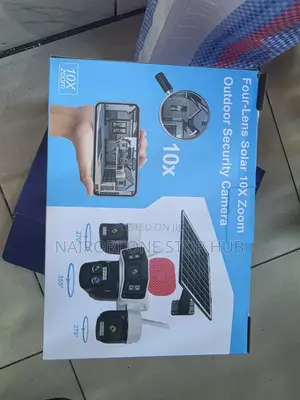 10x Solar Security Camera – 4 Lenses