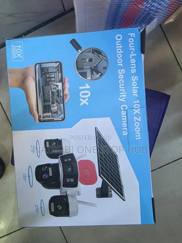 10x Solar Security Camera – 4 Lenses - thumbnail 3