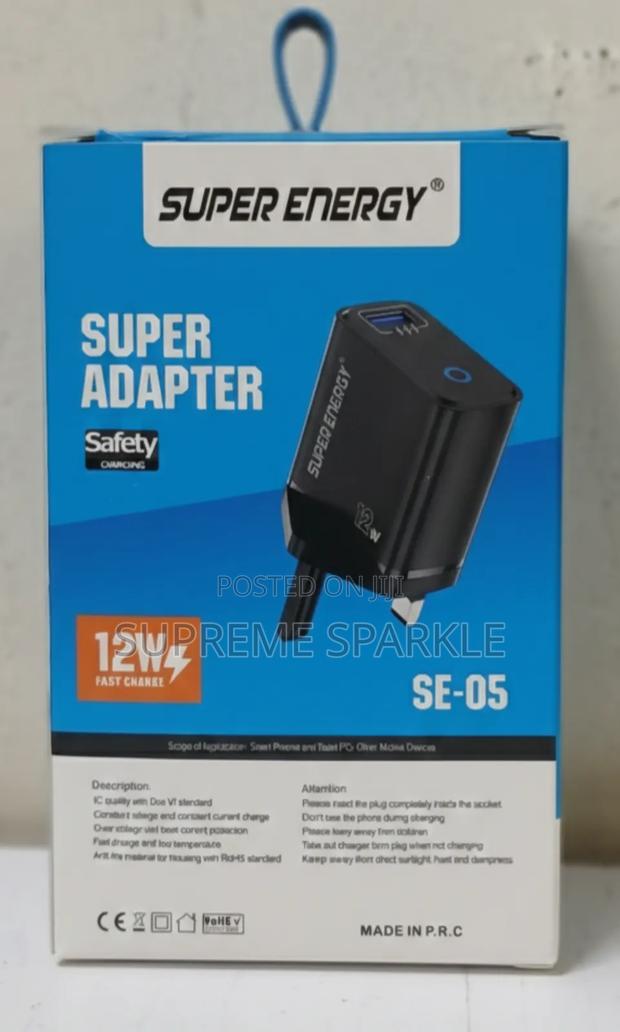 Super Energy(Charger) Se-05 Super Adapter 12w - thumbnail 2