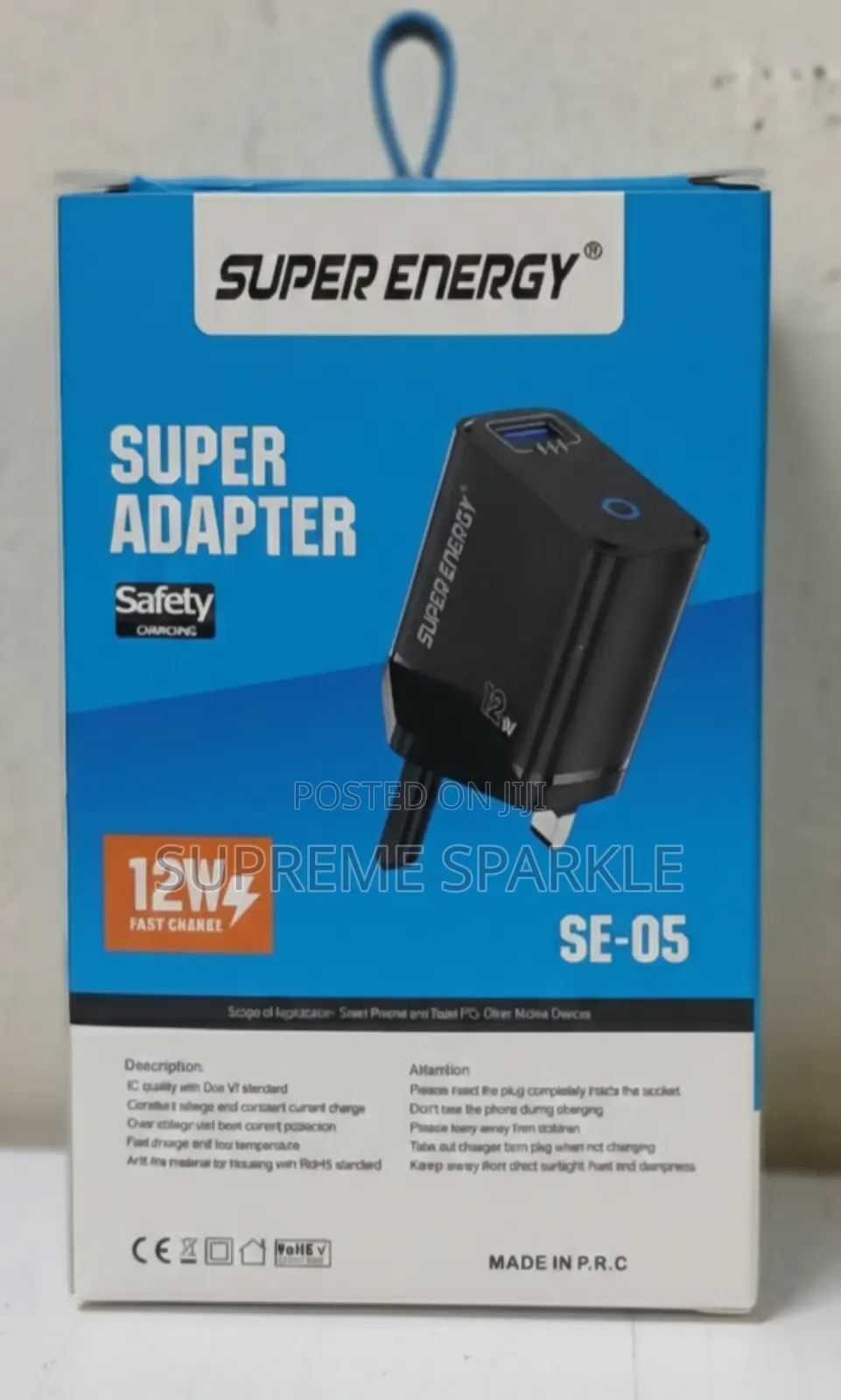 Super Energy(Charger) Se-05 Super Adapter 12w