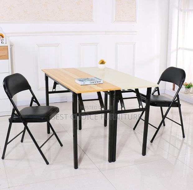 Office Table; Durable 1.8m Rectangle Folding Table Office Home Use - thumbnail 5
