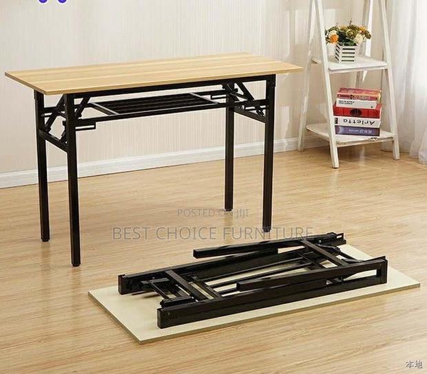 Office Table; Durable 1.8m Rectangle Folding Table Office Home Use - thumbnail 8
