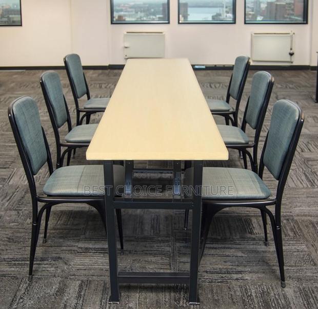 Office Table; Durable 1.8m Rectangle Folding Table Office Home Use - thumbnail 11